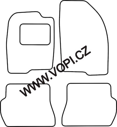 Autokoberce Mazda 2 2003 - 11/2004 Perfectfit (2831)